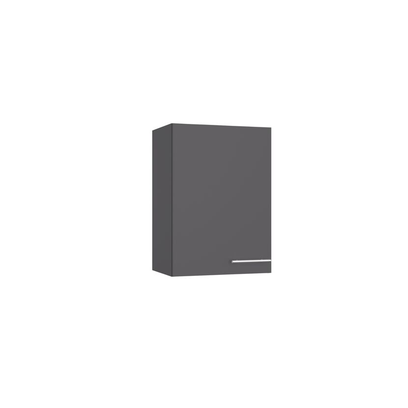 Grauer Wandschrank