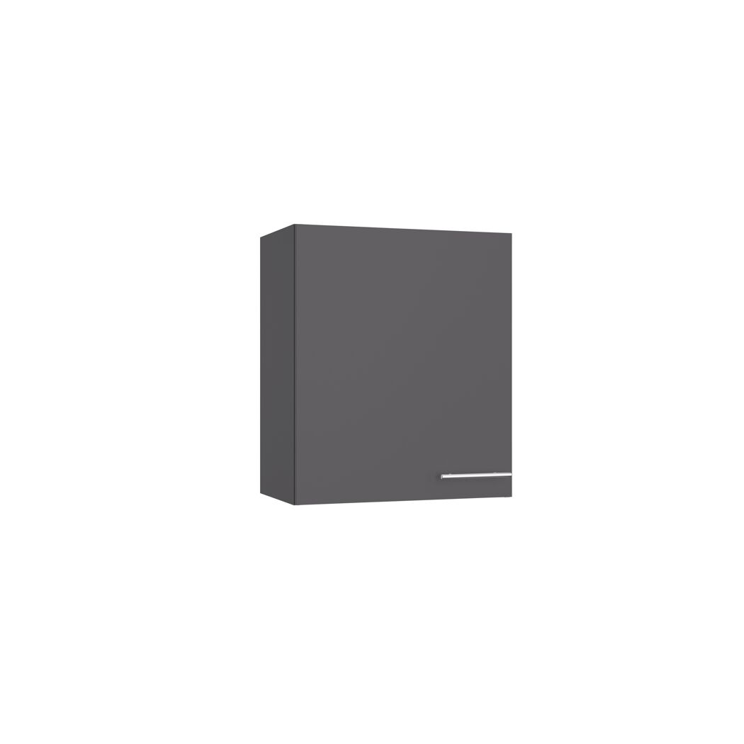 Grauer Wandschrank