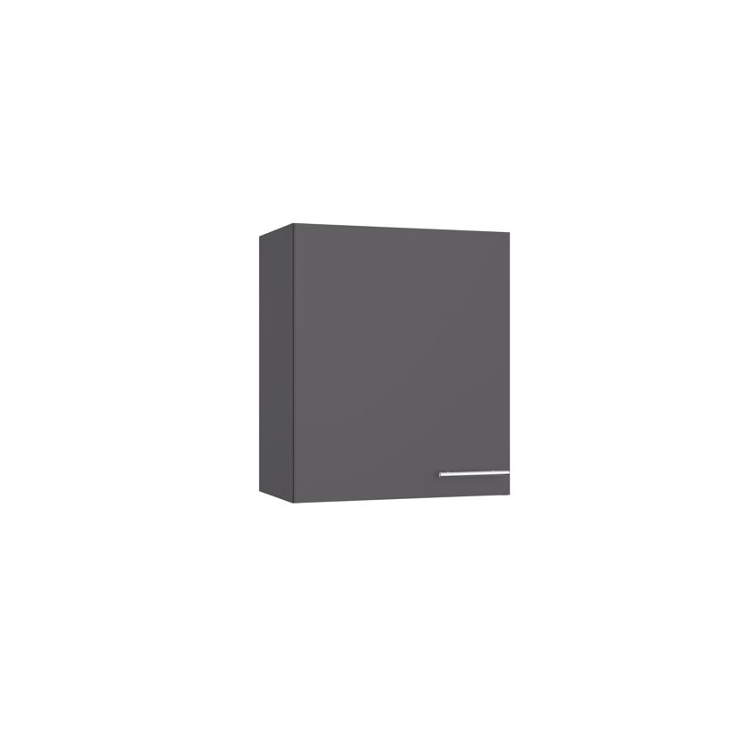 Grauer Wandschrank