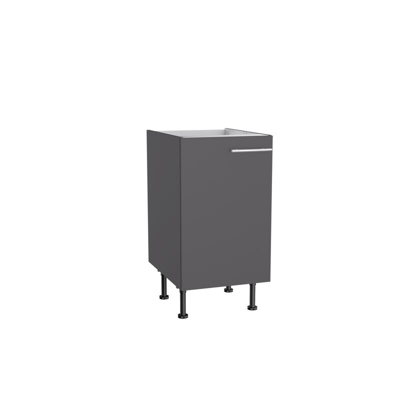 Grauer Spülenschrank