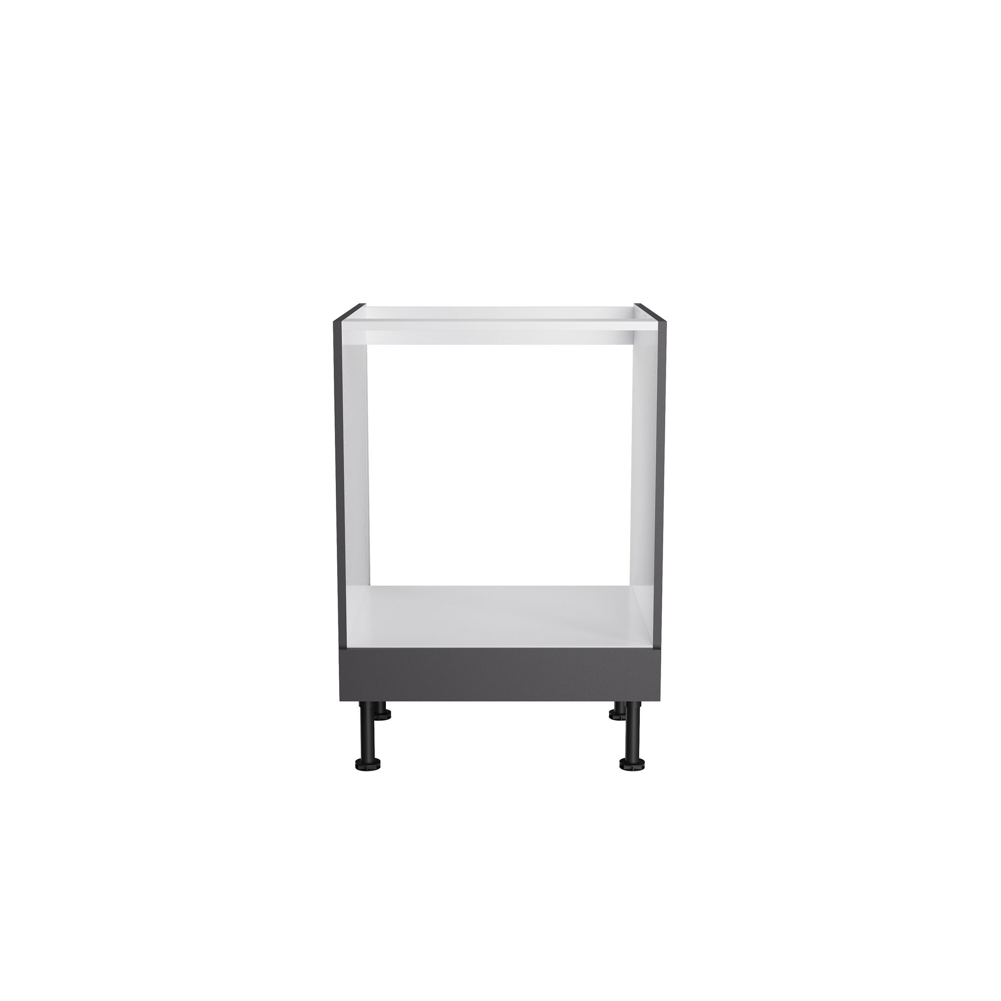 Leerer Unterschrank mit Füßen