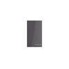 Grauer Wandschrank mit Metallgriff