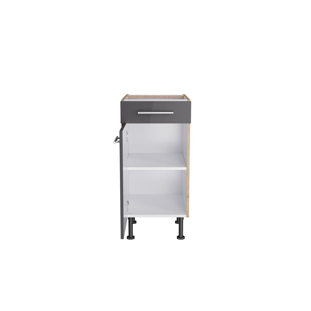 Offener Unterschrank mit Schublade