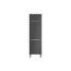 Verkleinertes Bild von Hochschrank für Einbaukühlschrank 'Optikomfort Linus984' anthrazit/eichefarben 60 x 211,8 x 58,4 cm