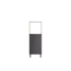 Verkleinertes Bild von Midischrank für Backofen und Kühlschrank 'Optikomfort Linus984' anthrazit/eichefarben 60 x 176,6 x 58,4 cm