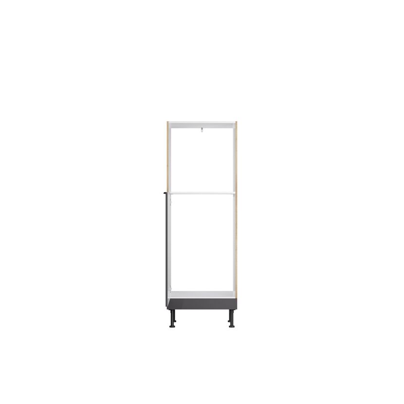 Leerer Hochschrank mit Kleiderstange