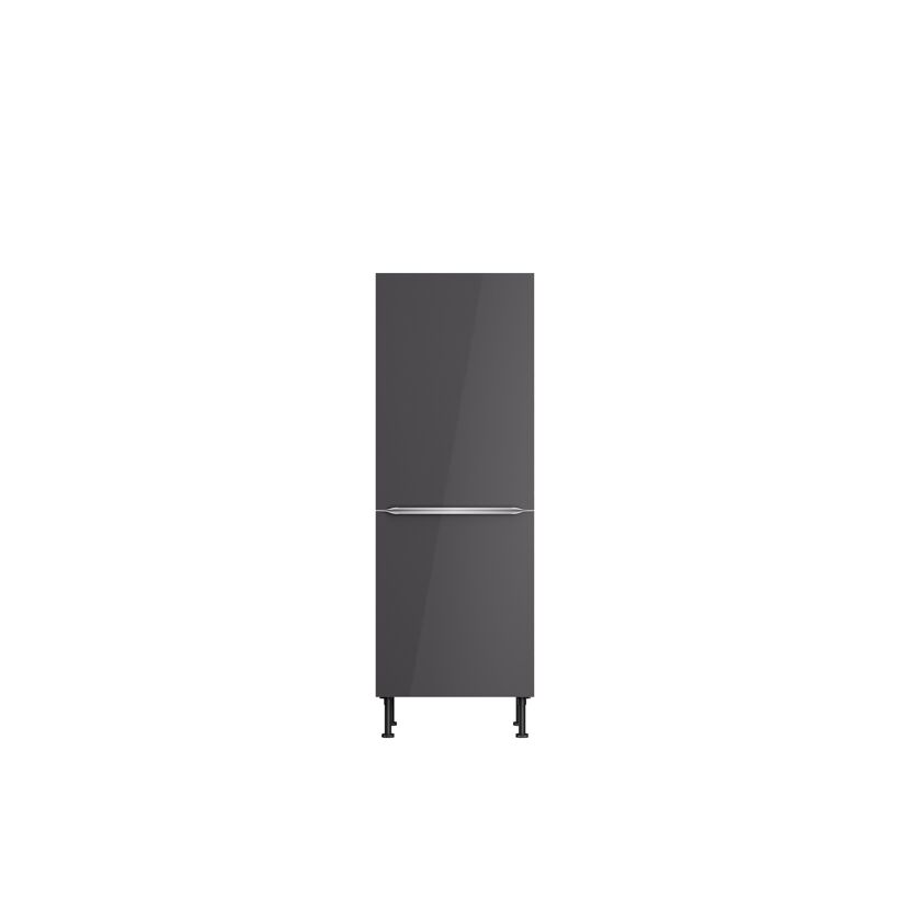 Grauer Kühlschrank