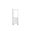 Verkleinertes Bild von Midischrank für Einbaukühlschrank 'Optikomfort Linus984' anthrazit/eichefarben 60 x 176,6 x 58,4 cm