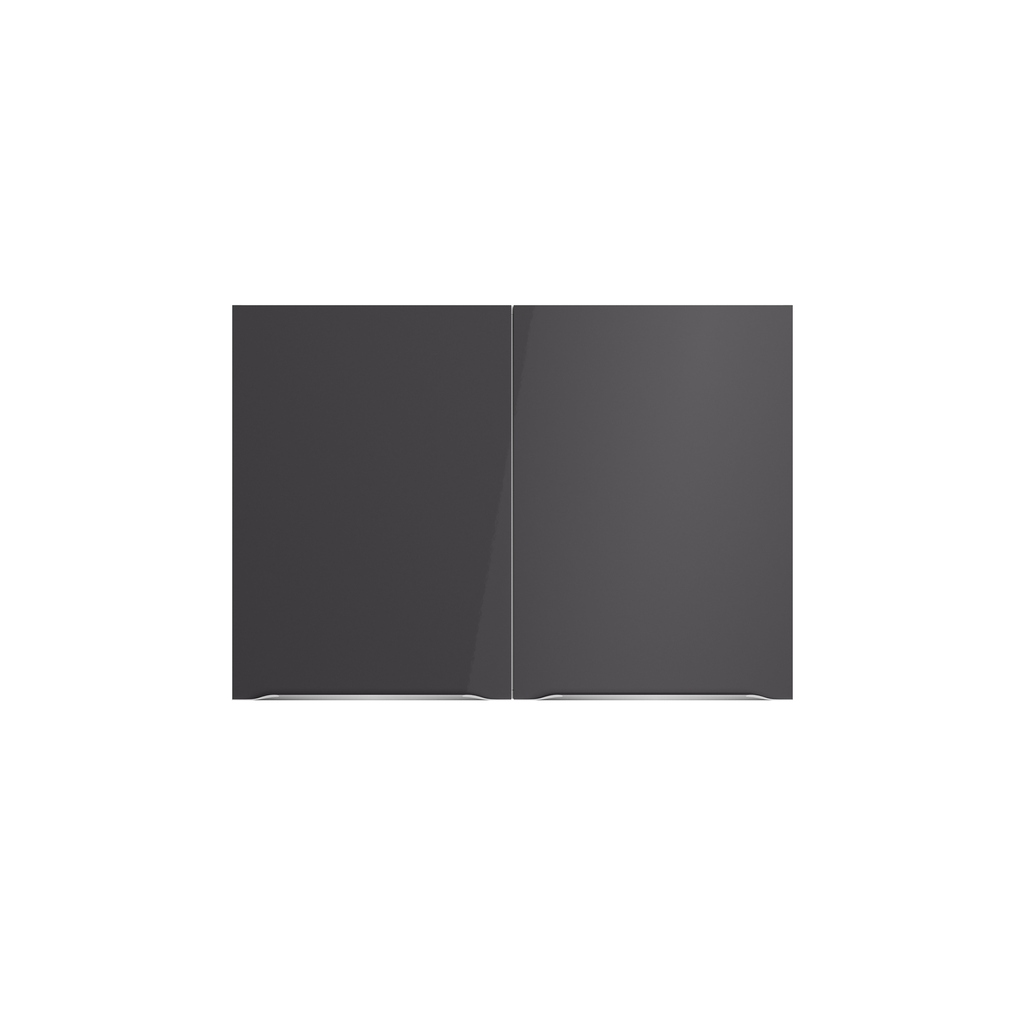 Oberschrank 'Optikomfort Linus984' anthrazit/eichefarben 100 x 70,4 x 34,9 cm + product picture