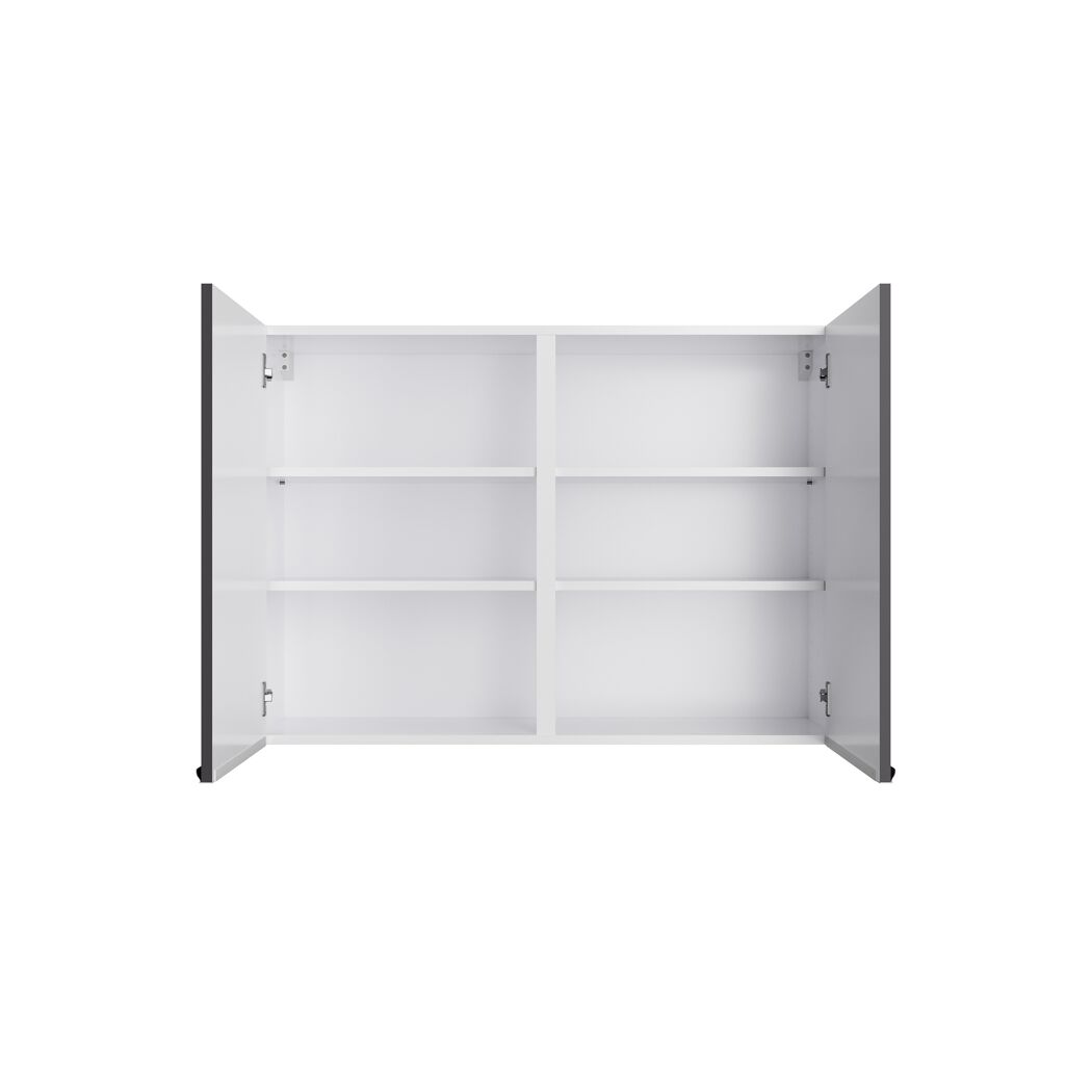 Offener Wandschrank mit Einlegeböden
