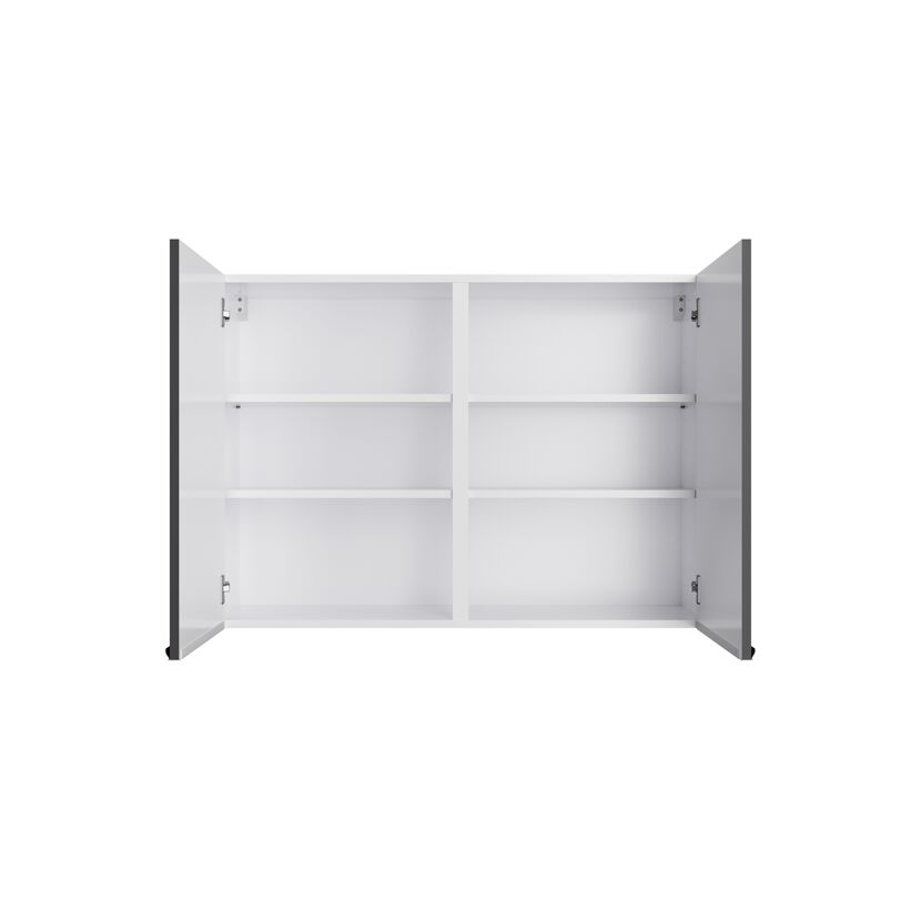 Offener Wandschrank mit Einlegeböden