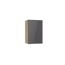 Verkleinertes Bild von Oberschrank 'Optikomfort Linus984' anthrazit/eichefarben 45 x 70,4 x 34,9 cm