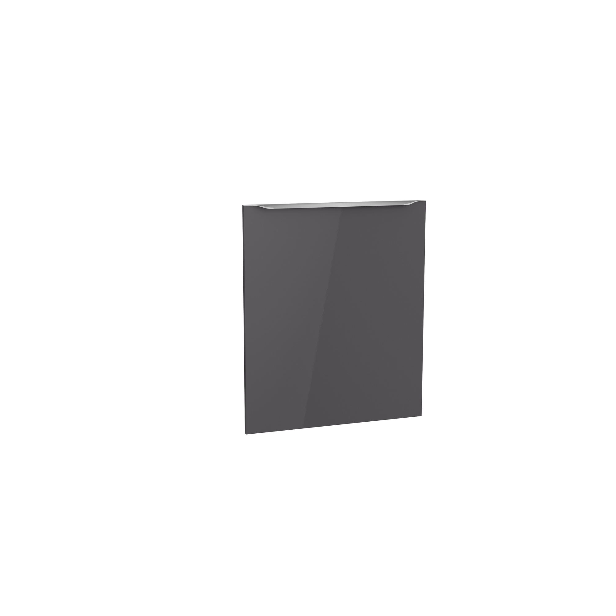 Tür für vollintegrierten Geschirrspüler 'Optikomfort Linus984' anthrazit 59,6 x 70 x 1,6 cm + product picture