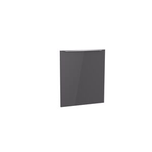 Tür für vollintegrierten Geschirrspüler 'Optikomfort Linus984' anthrazit 59,6 x 70 x 1,6 cm