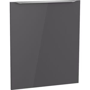 Tür für vollintegrierten Geschirrspüler 'Optikomfort Linus984' anthrazit 59,6 x 70 x 1,6 cm