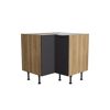 Eckschrank mit Arbeitsplatte