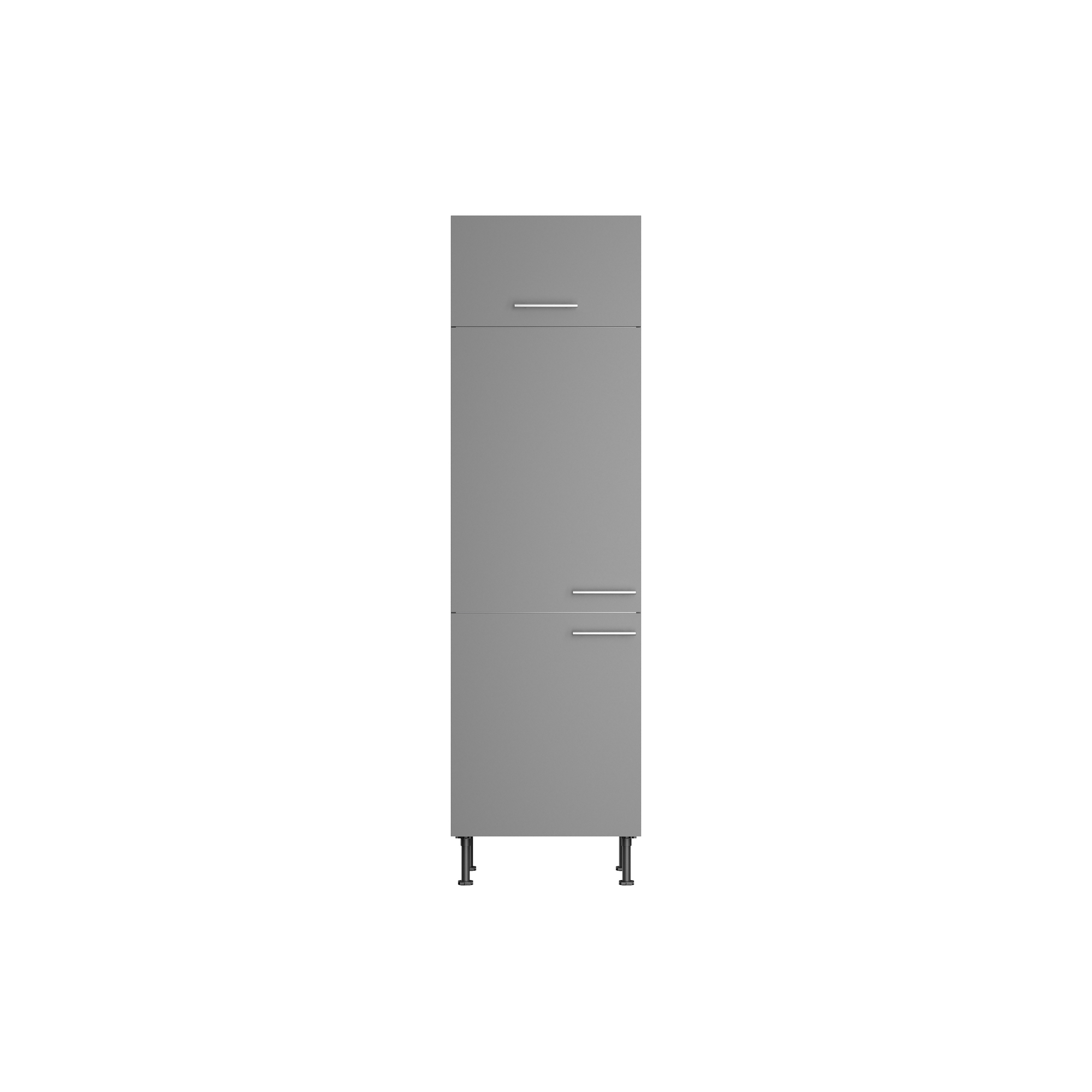 Hochschrank für Einbaukühlschrank 'Optikomfort Mats825' grau 60 x 211,8 x 58,4 cm + product picture