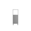 Verkleinertes Bild von Midischrank für Backofen und Kühlschrank 'Optikomfort Mats825' grau 60 x 176,6 x 58,4 cm