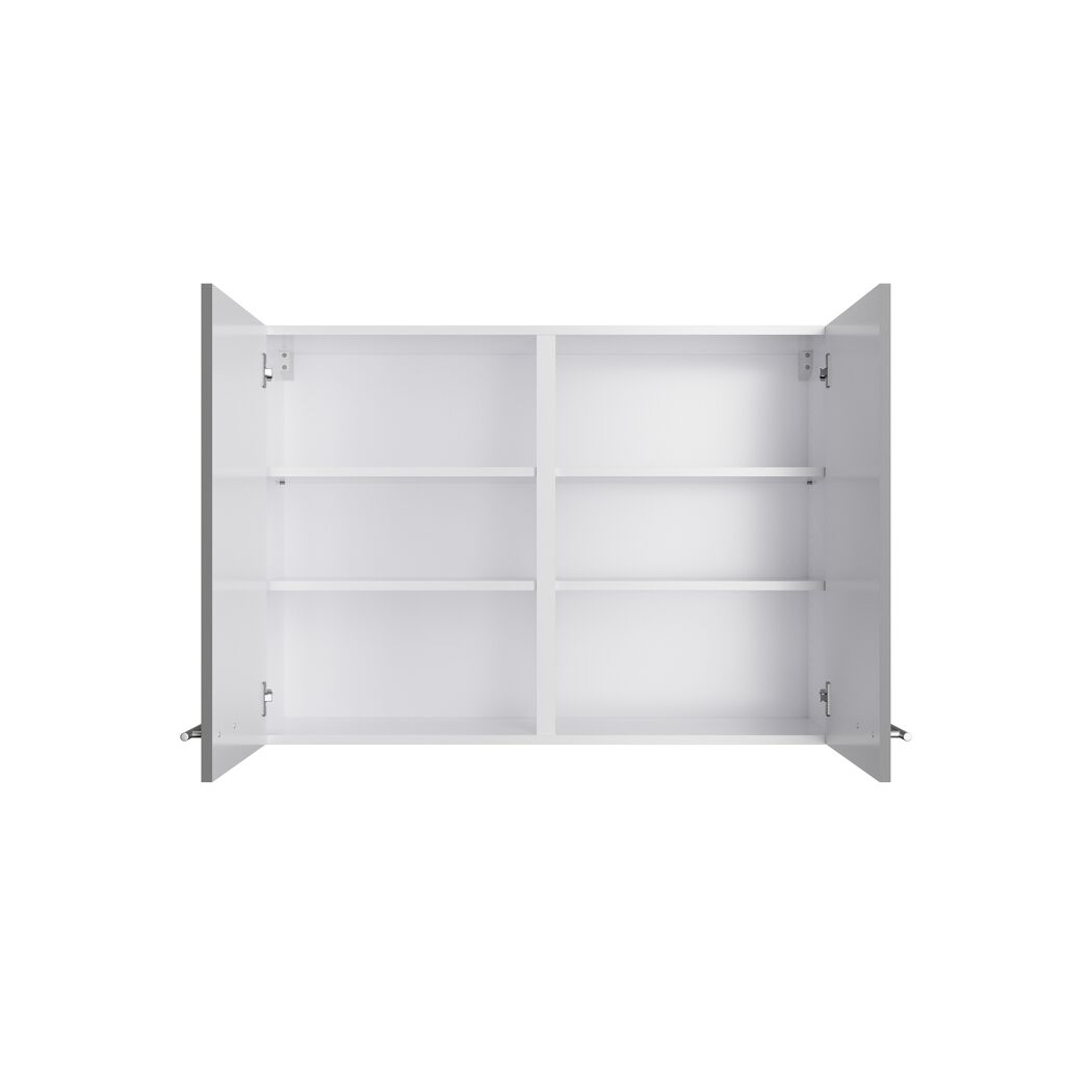 Offener Wandschrank mit Einlegeböden