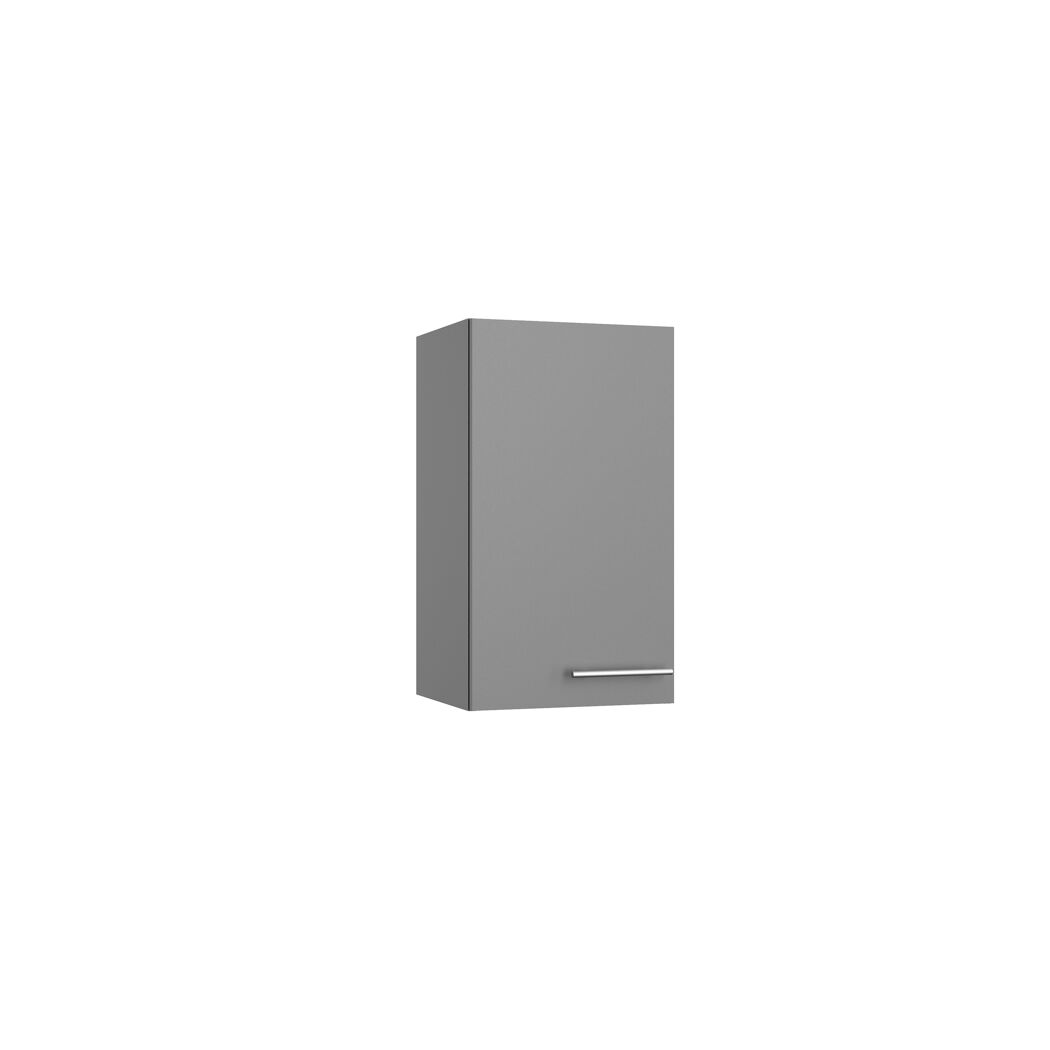 Grauer Wandschrank