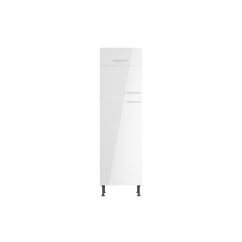 Weißer Hochschrank mit zwei Türen