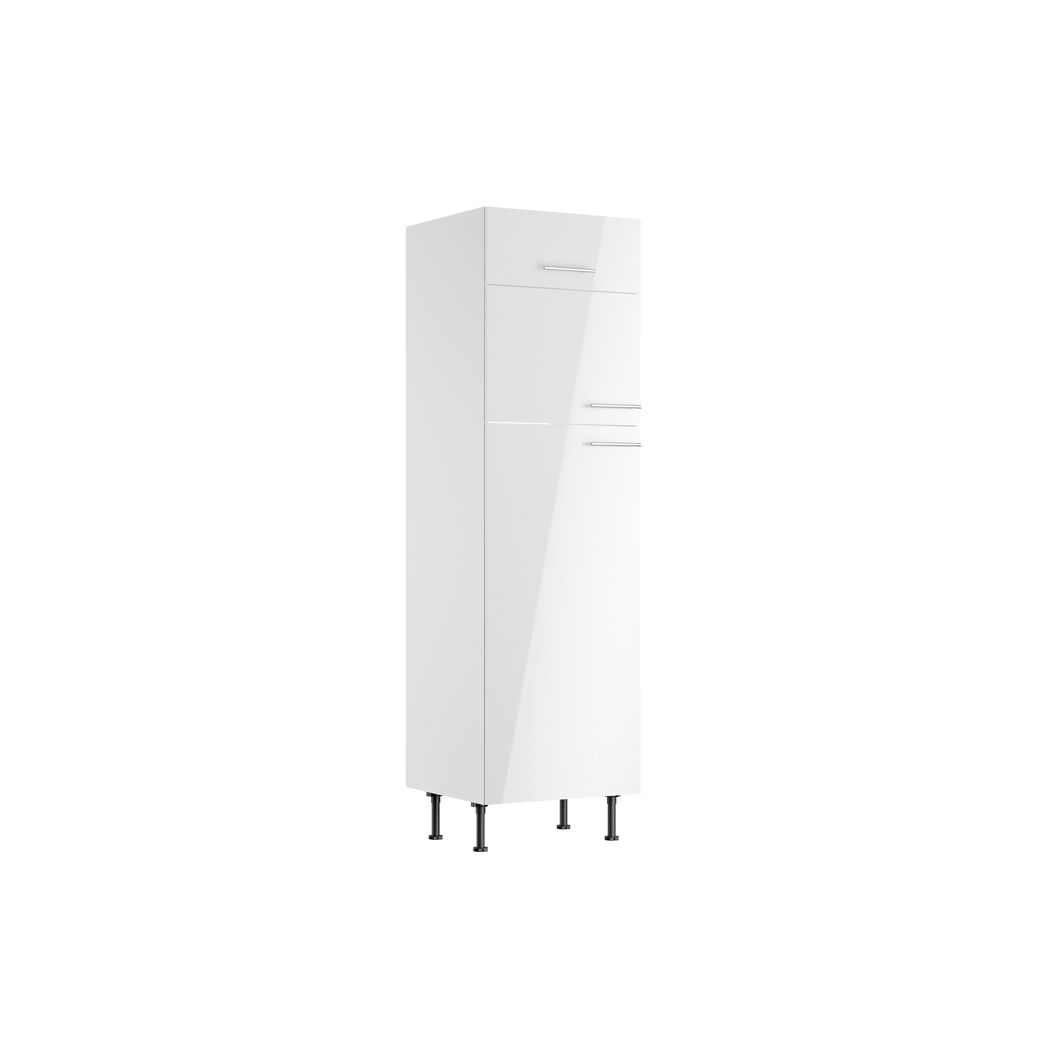 Weißer Hochschrank mit Beinen