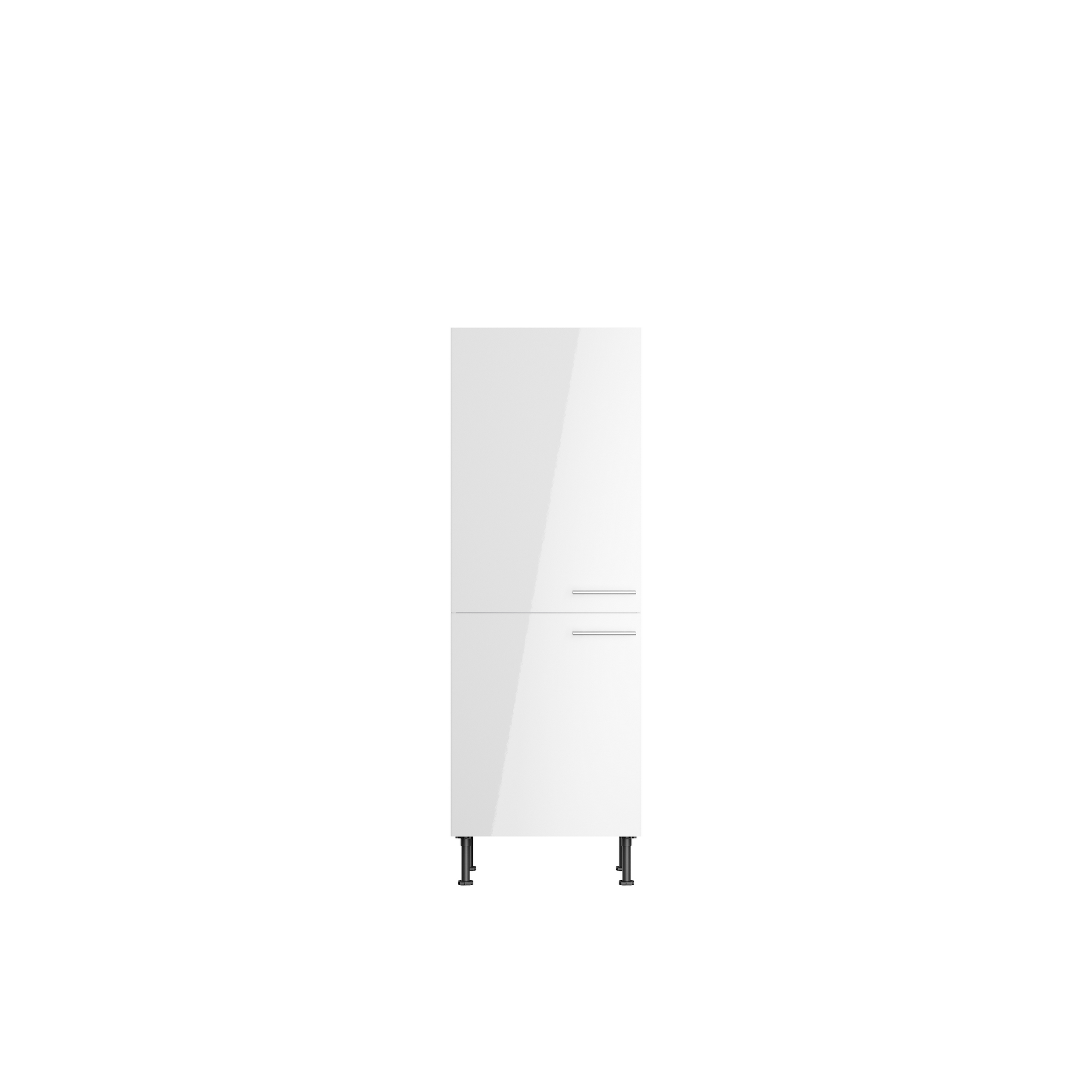 Midischrank für Einbaukühlschrank 'Optikomfort Rurik986' weiß 60 x 176,6 x 58,4 cm + product picture