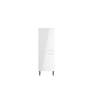 Midischrank für Einbaukühlschrank 'Optikomfort Rurik986' weiß 60 x 176,6 x 58,4 cm