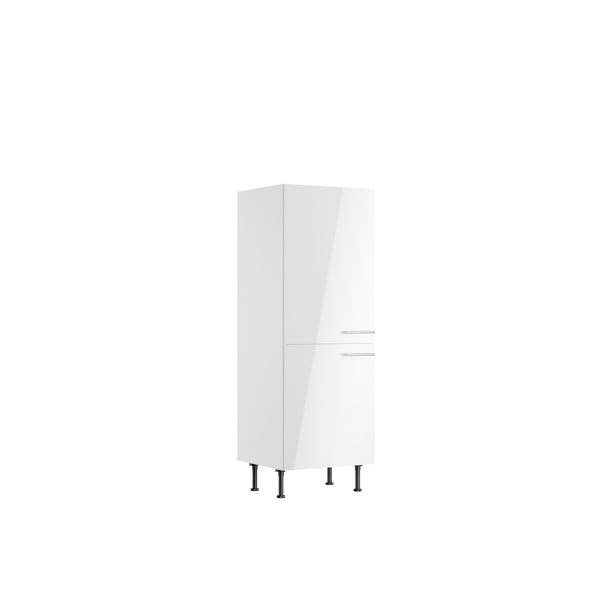 Midischrank für Einbaukühlschrank 'Optikomfort Rurik986' weiß 60 x 176,6 x 58,4 cm + product picture