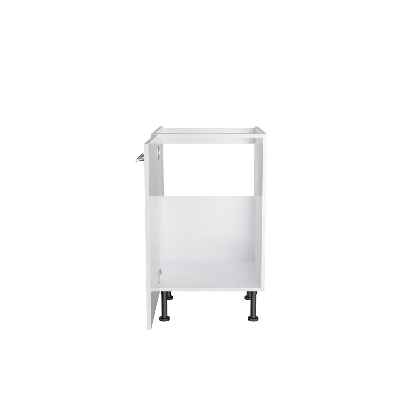 Weißer Unterschrank ohne Front