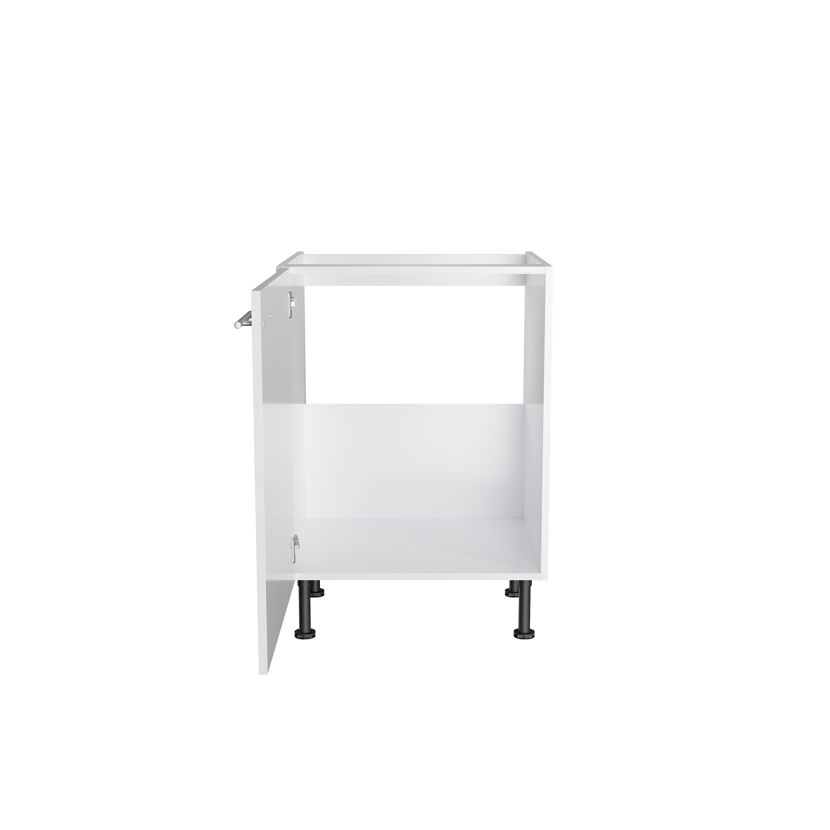 Leerer weißer Unterschrank
