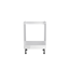 Verkleinertes Bild von Herdumbauschrank 'Optikomfort Rurik986' weiß 60 x 87 x 58,4 cm