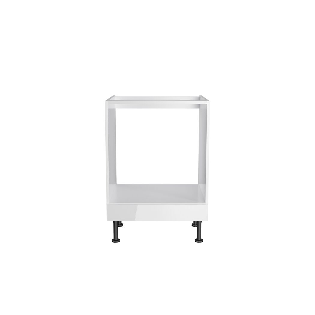 Weißer Unterschrank ohne Front