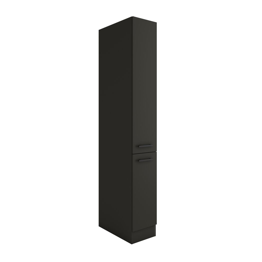 Schwarzer Hochschrank