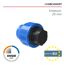 Blaues KIRCHHOFF Endstück für HDPE, 20 mm