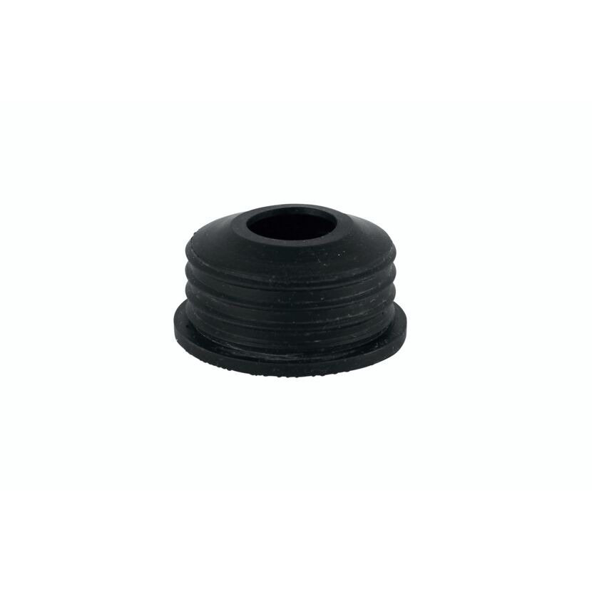 Schwarze Gummimanschette 90°