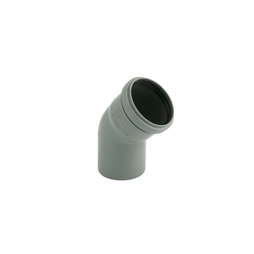 HT-Rohr Bogen DN 90, 45 Grad