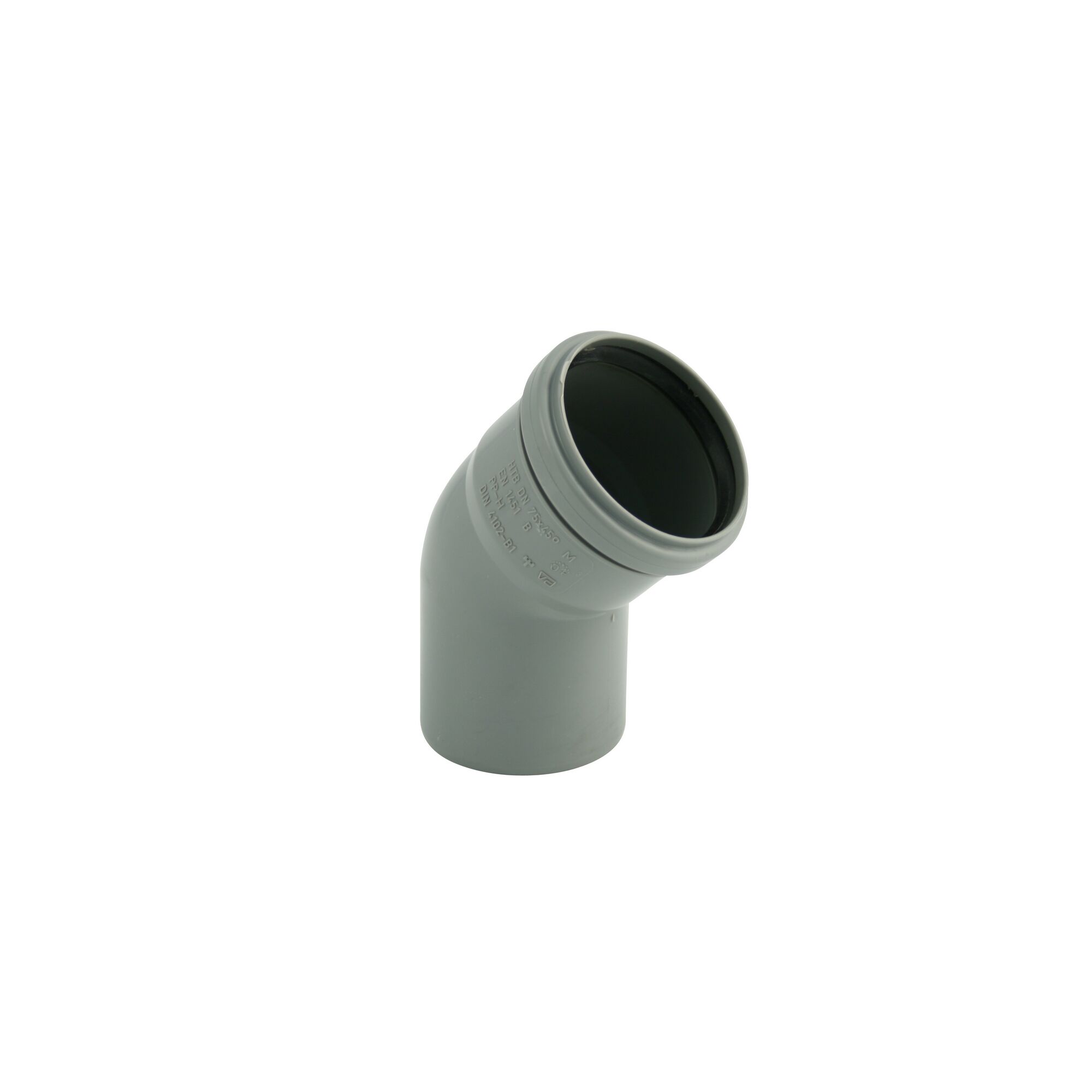 HT-Rohr HT-Bogen DN 75, 45 Grad