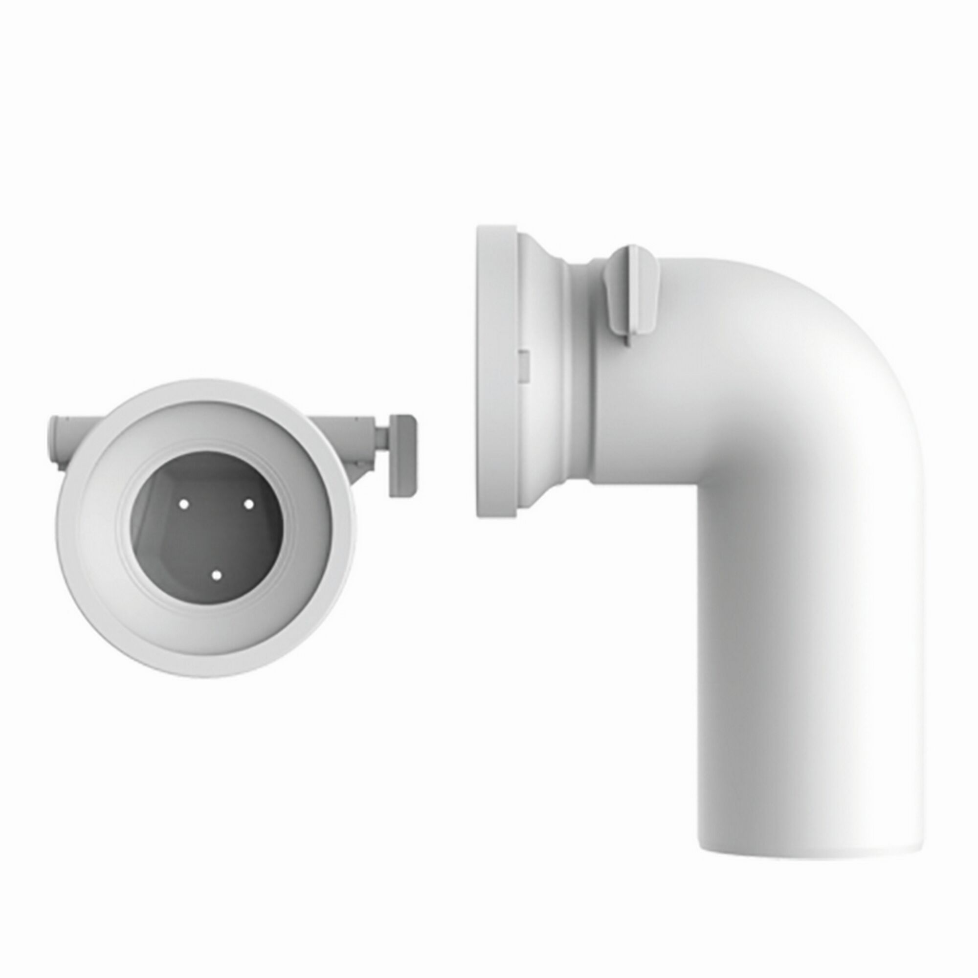 WC-Anschlussbogen DN 110, 90 Grad