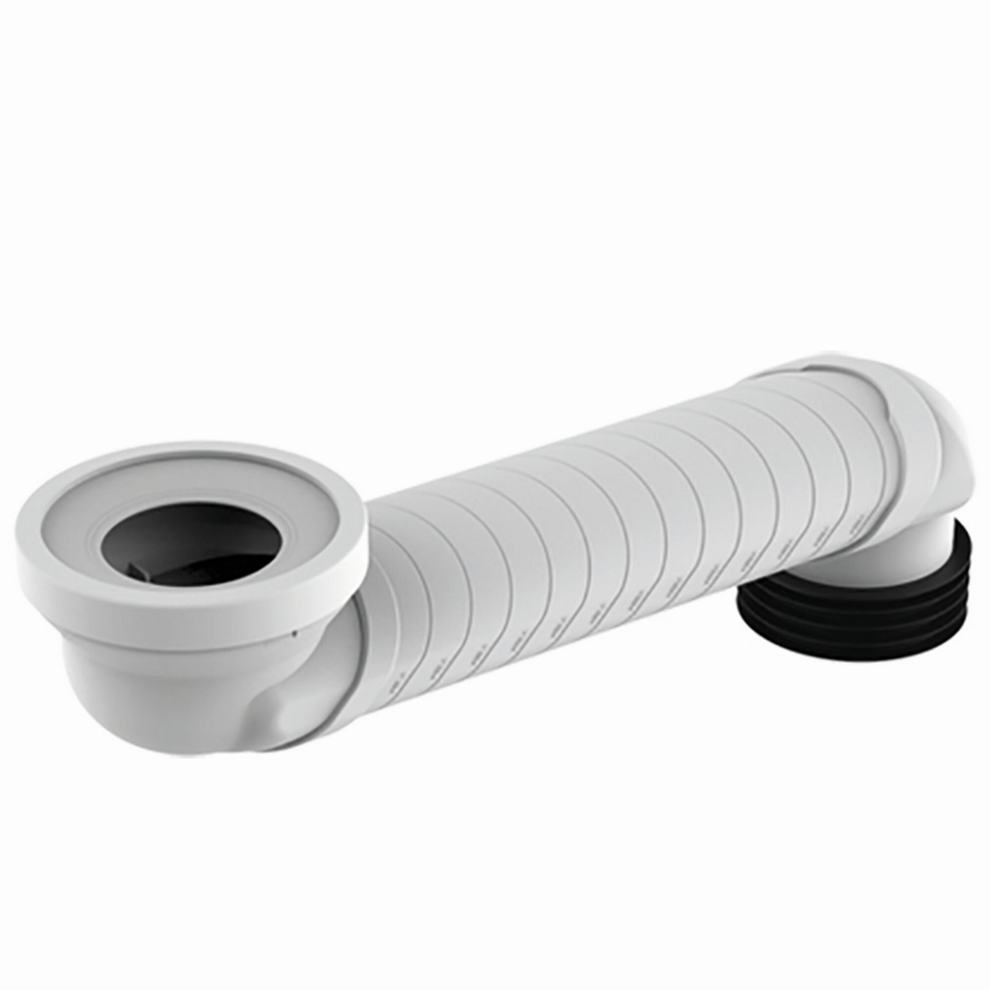 WC-Versprungbogen flexibel