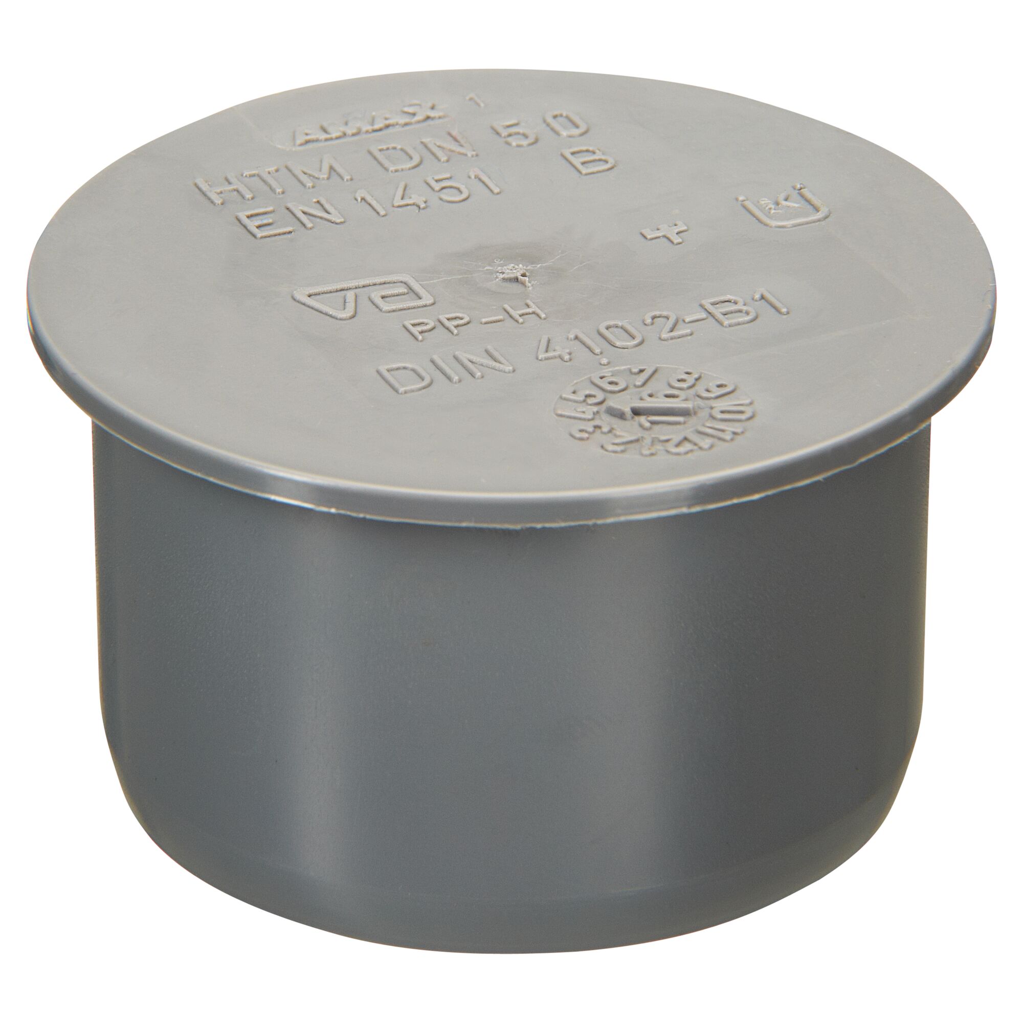 Grauer HT-Stopfen DN 50