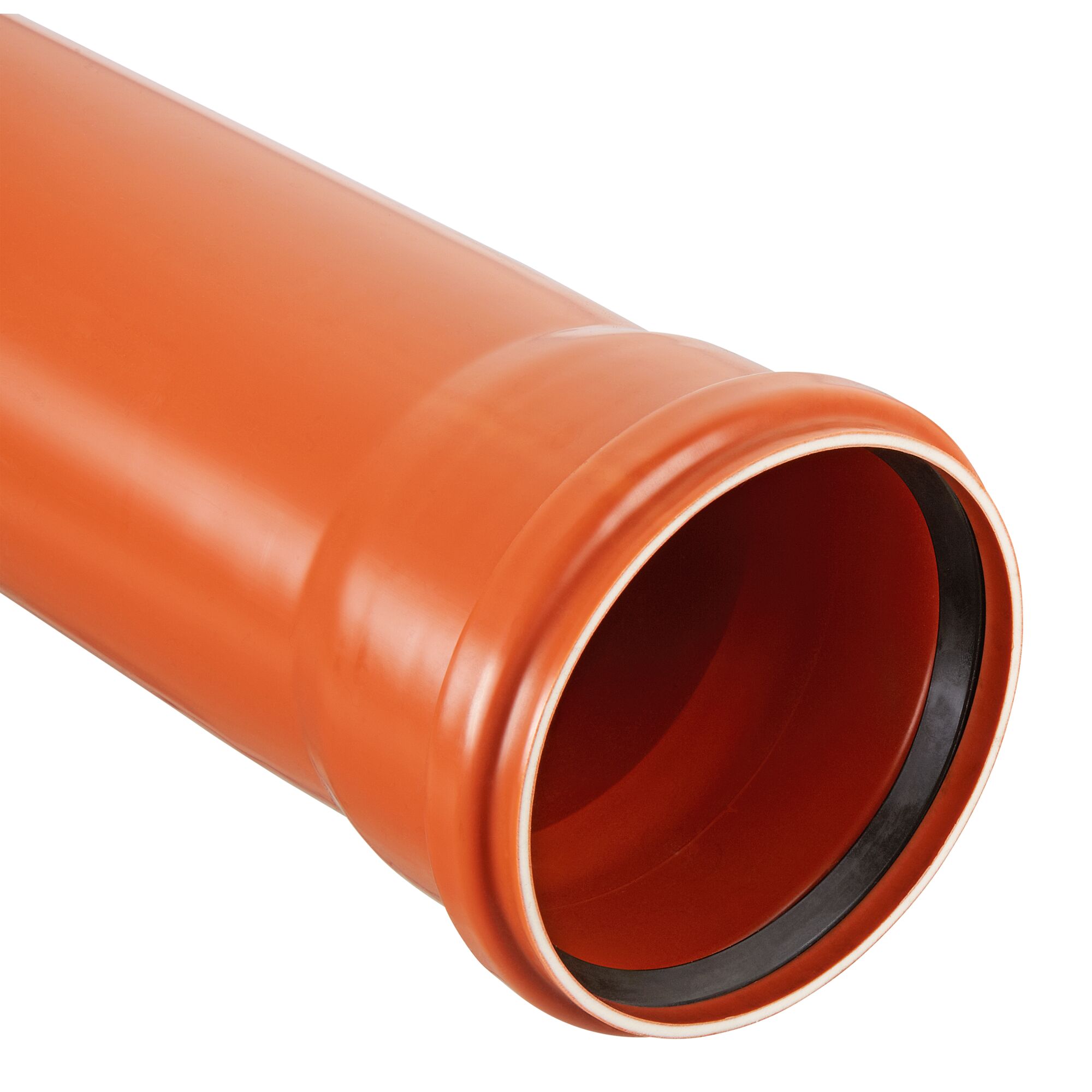 Braunes KG-Rohr DN110