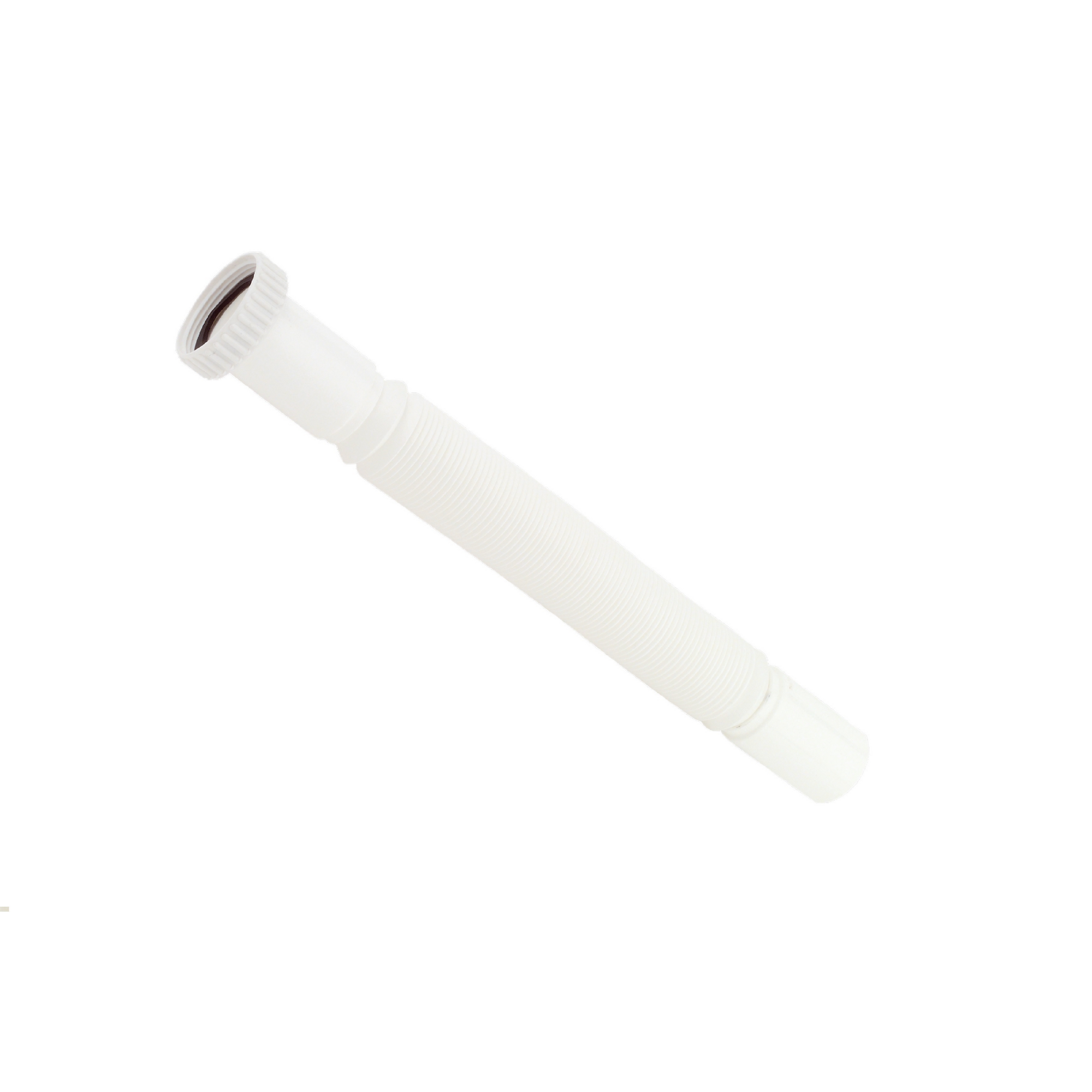 Flexibles Anschlussrohr 'Magic Pipeflex' weiß 1 1/2" IG x 40 mm, 305-860 mm
