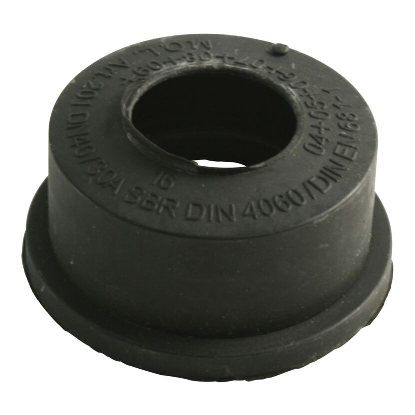 Schwarze Gummimanschette DN40/30A HTGM