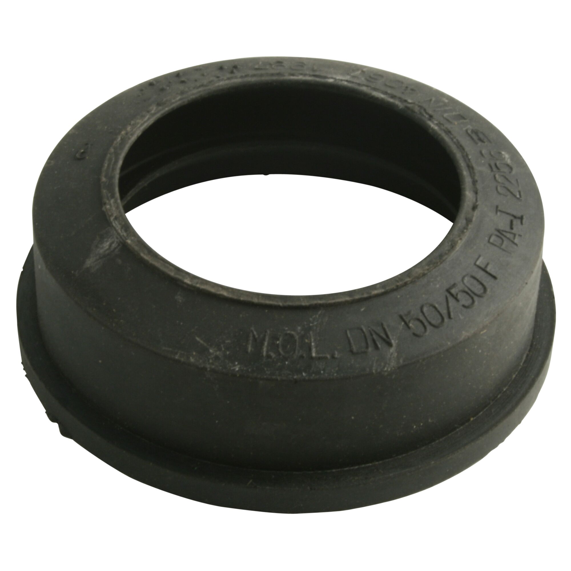 Schwarze Gummimanschette DN 50/50F