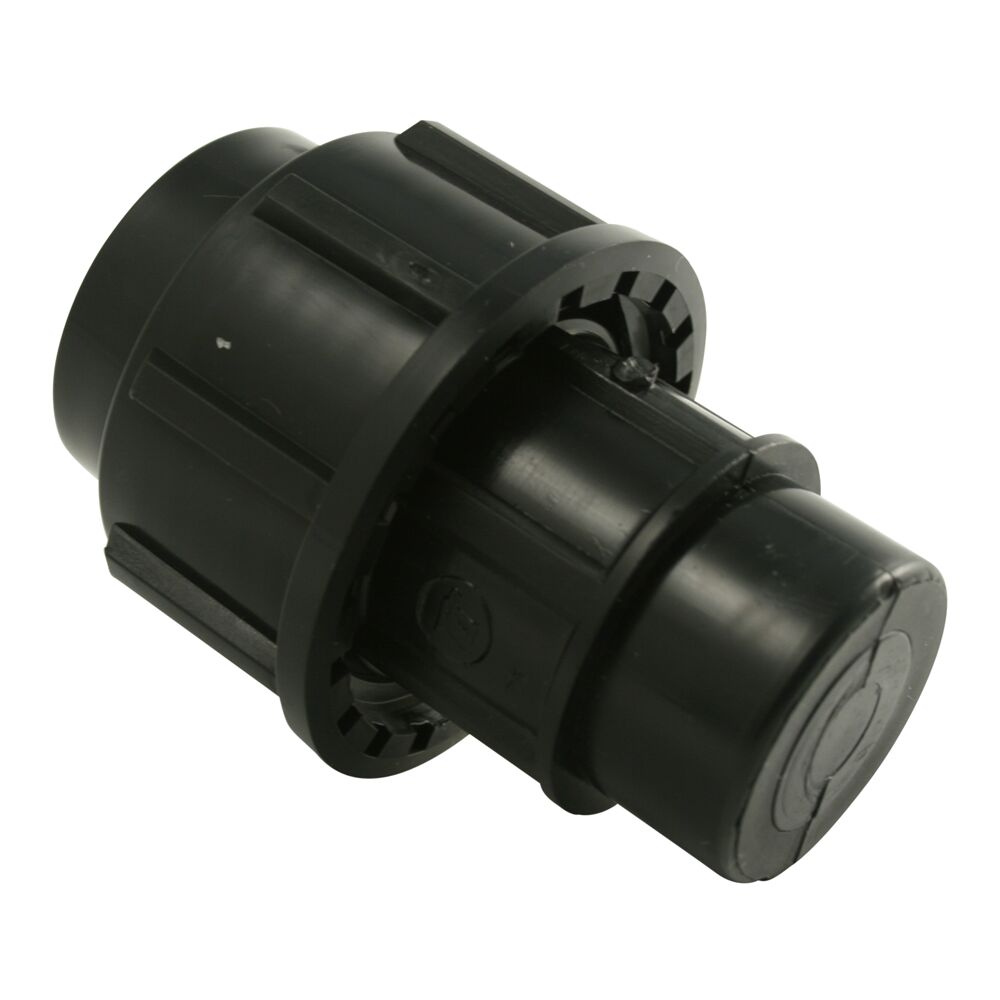 Schwarze KWL Endkappe 20 mm