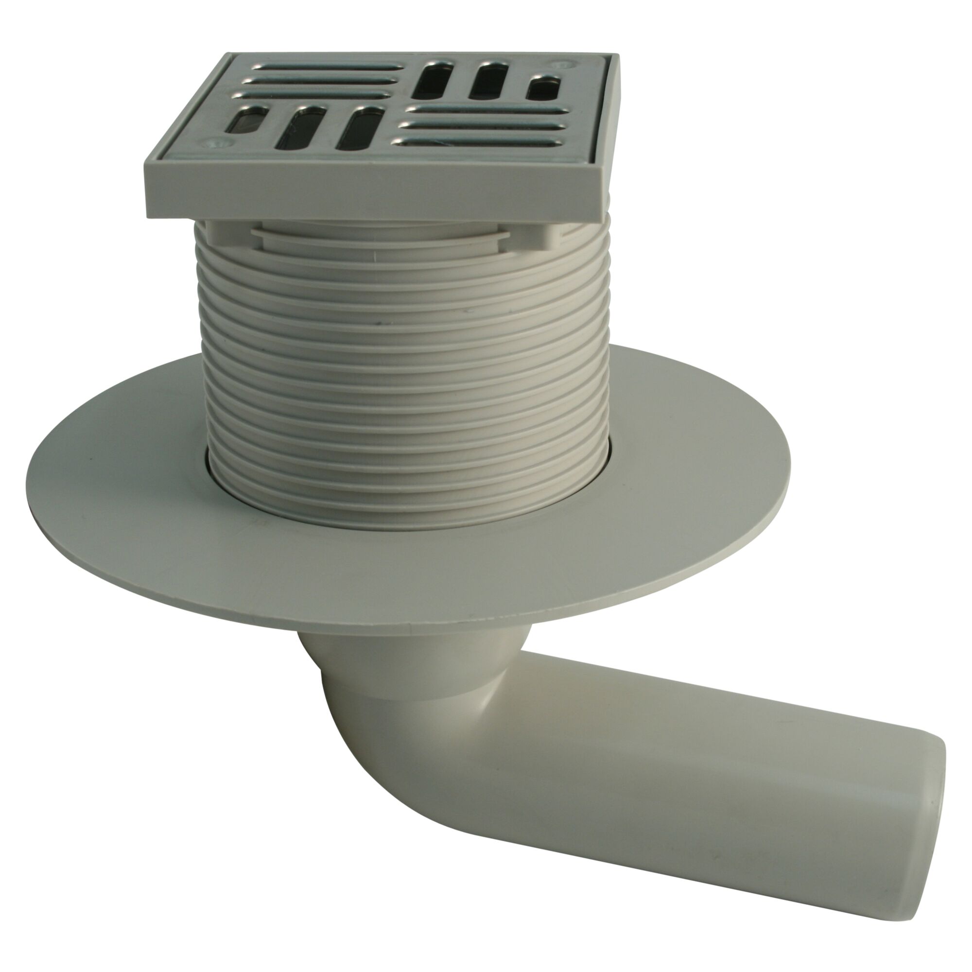 Balkonablauf mit waagerechtem Abgang