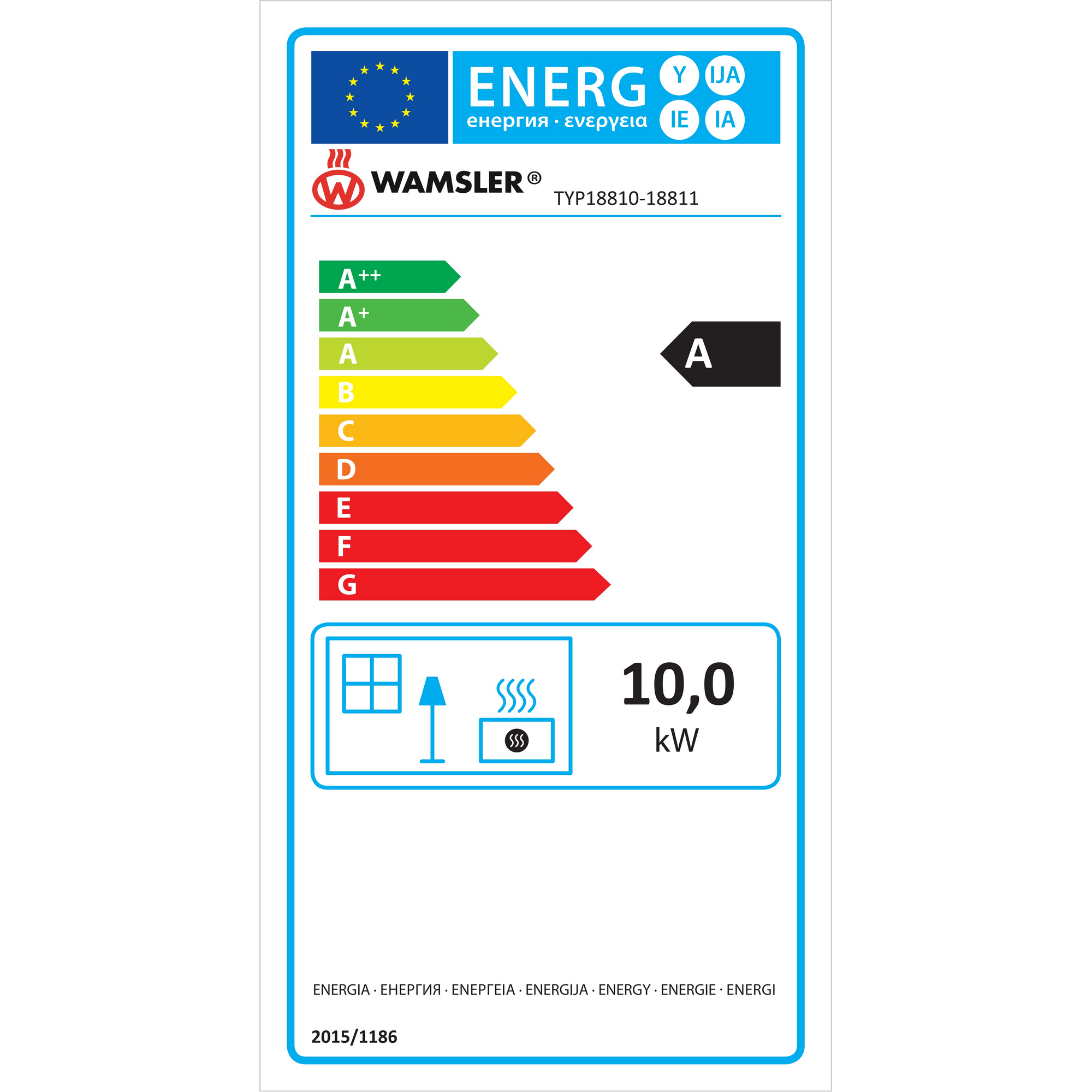 Kaminofen 'Nizza' schwarz 10 kW + product picture