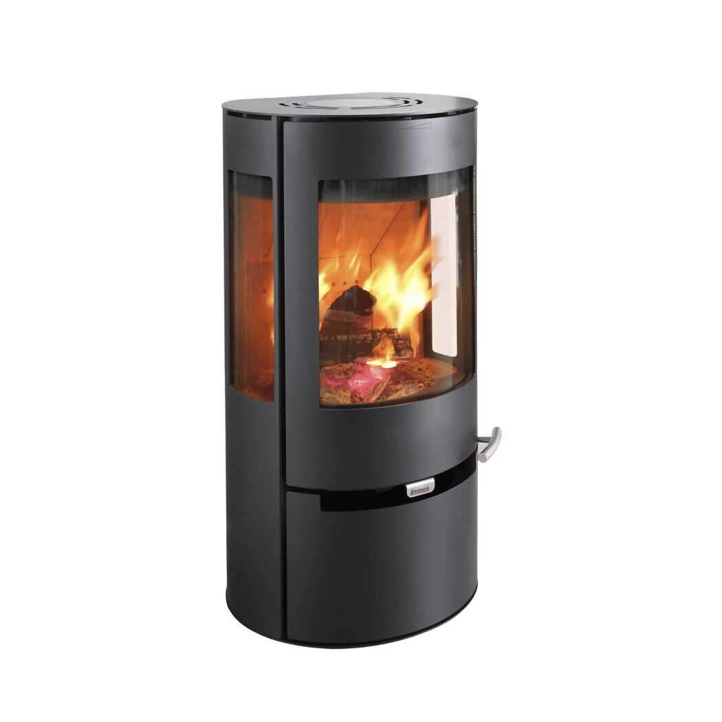 Kaminofen '9' Stahl schwarz 8 kW