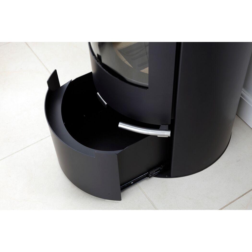 Kaminofen '9' Stahl schwarz 8 kW